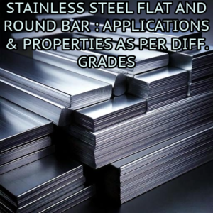 STAINLESS STEEL FLAT AND ROUND BARS