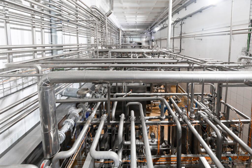 stainless steel pipes in food industry 